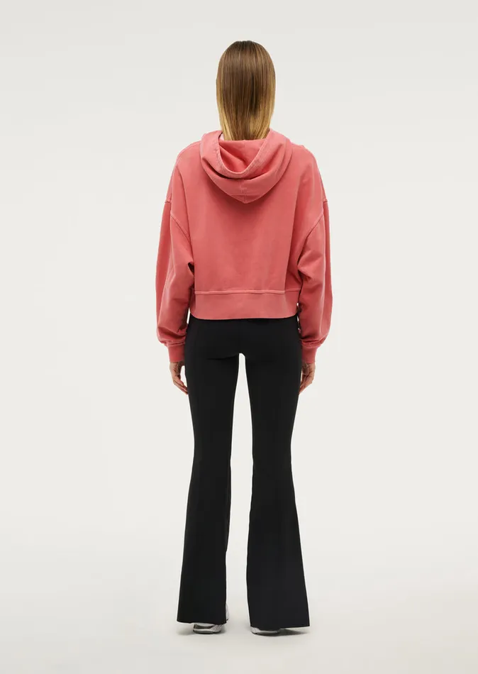 Hoodies Women TRANSITION HOODIE IN WASHED POPPY RED PE Nation