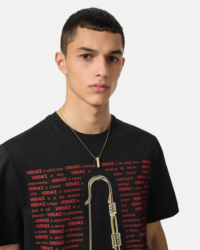 House Of Versace TShirt Blackprint Men Versace TShirts and Polos