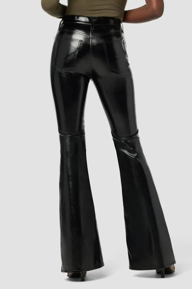 Hudson Jeans Flare Holly HighRise Flare Jean Black Patent 8211 Women Hudson Jeans Flare Holly HighRise Flare Jean Black Patent 8211 Women