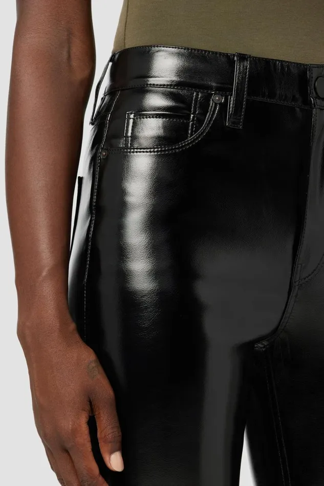 Hudson Jeans Flare Holly HighRise Flare Jean Black Patent 8211 Women Hudson Jeans Flare Holly HighRise Flare Jean Black Patent 8211 Women
