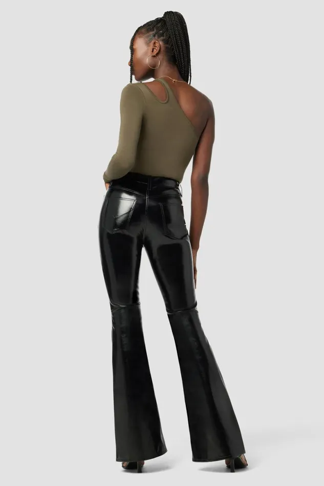 Hudson Jeans Flare Holly HighRise Flare Jean Black Patent 8211 Women Hudson Jeans Flare Holly HighRise Flare Jean Black Patent 8211 Women