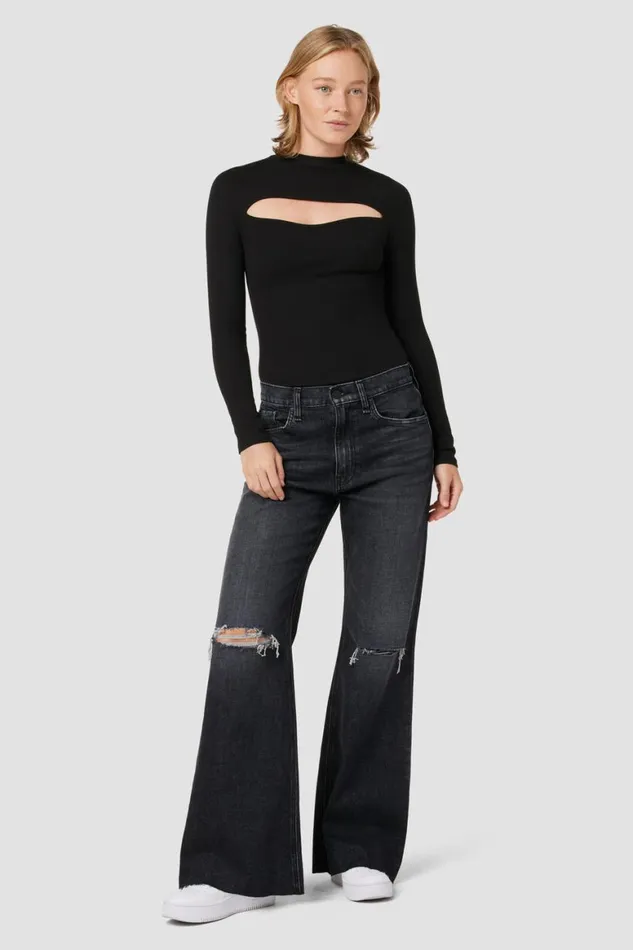 Hudson Jeans Flare Jodie HighRise Flare Jean Faded Noir 8211 Women Hudson Jeans Flare Jodie HighRise Flare Jean Faded Noir 8211 Women
