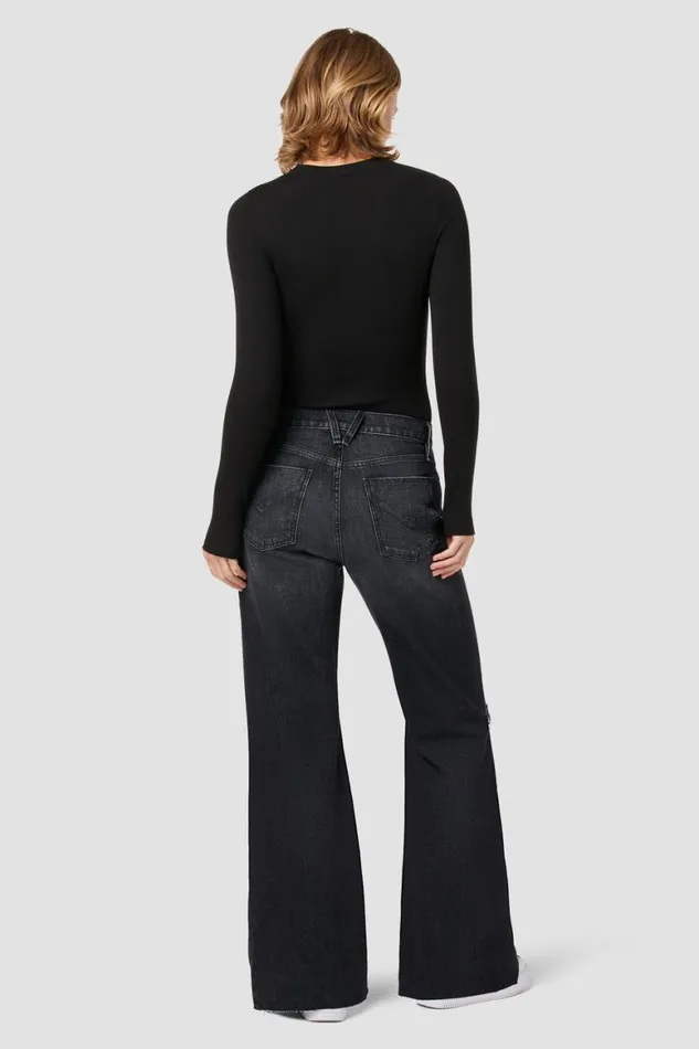 Hudson Jeans Flare Jodie HighRise Flare Jean Faded Noir 8211 Women Hudson Jeans Flare Jodie HighRise Flare Jean Faded Noir 8211 Women