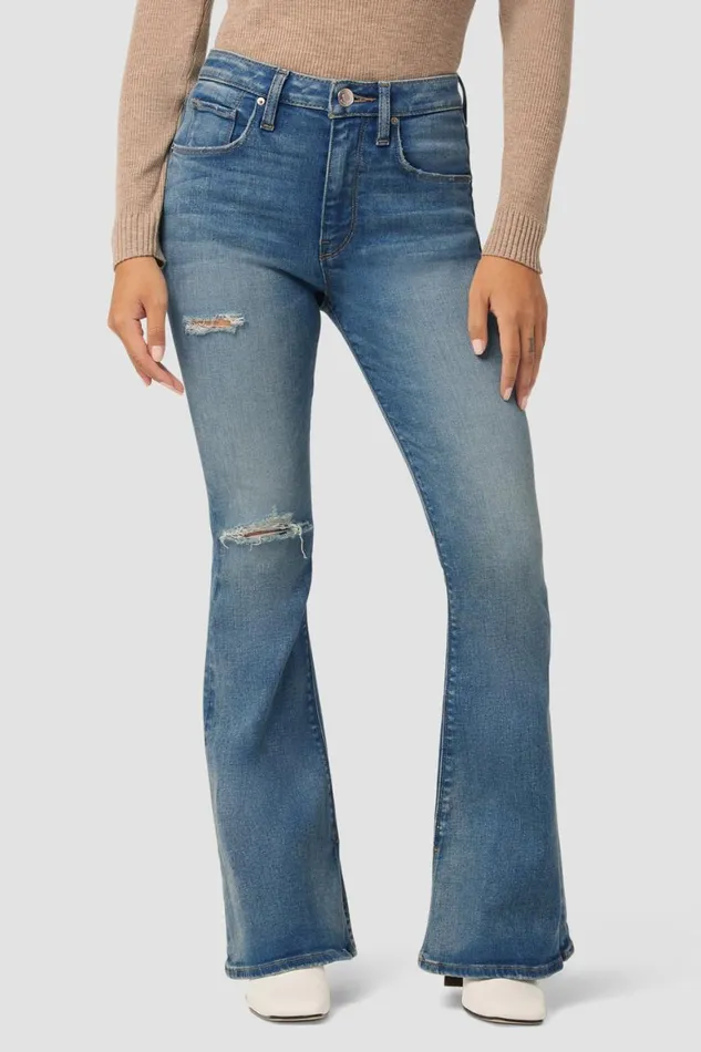 Hudson Jeans Petite Inseams Holly HighRise Flare Petite Jean Coral 8211 Women Hudson Jeans Petite Inseams Holly HighRise Flare Petite Jean Coral 8211 Women