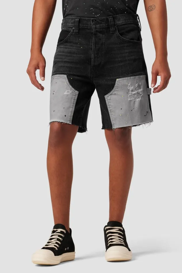 Hudson Jeans Shorts Carpenter Short Black Carbon 8211 Men