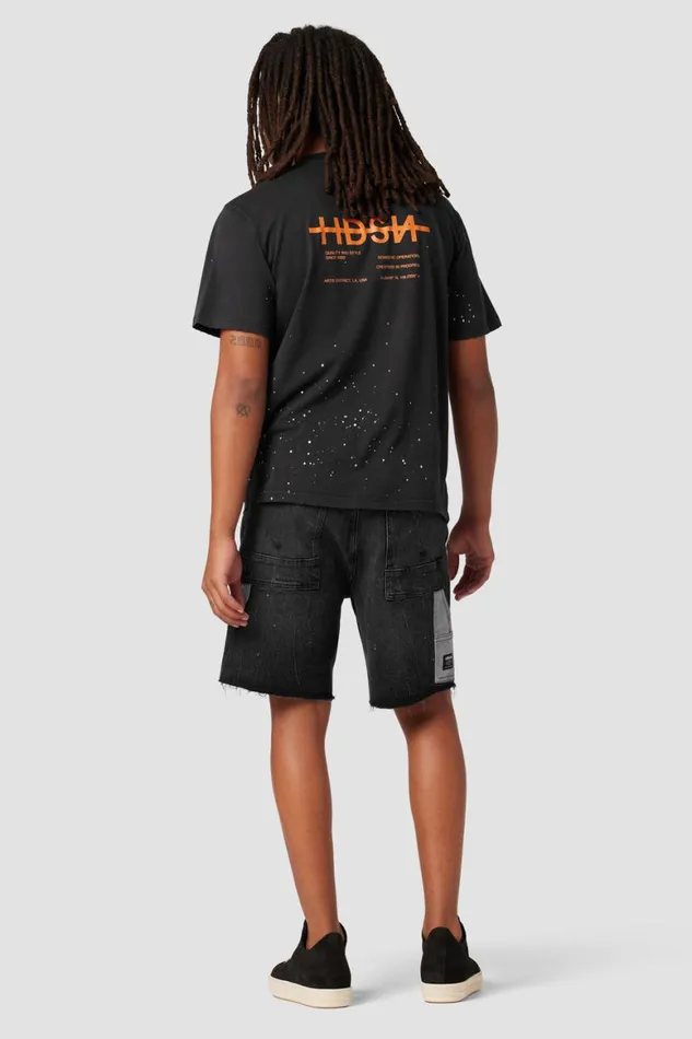 Hudson Jeans Shorts Carpenter Short Black Carbon 8211 Men Hudson Jeans Shorts Carpenter Short Black Carbon 8211 Men