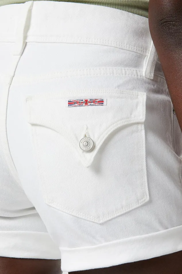 Hudson Jeans Shorts Croxley MidRise Short White 8211 Women Hudson Jeans Shorts Croxley MidRise Short White 8211 Women