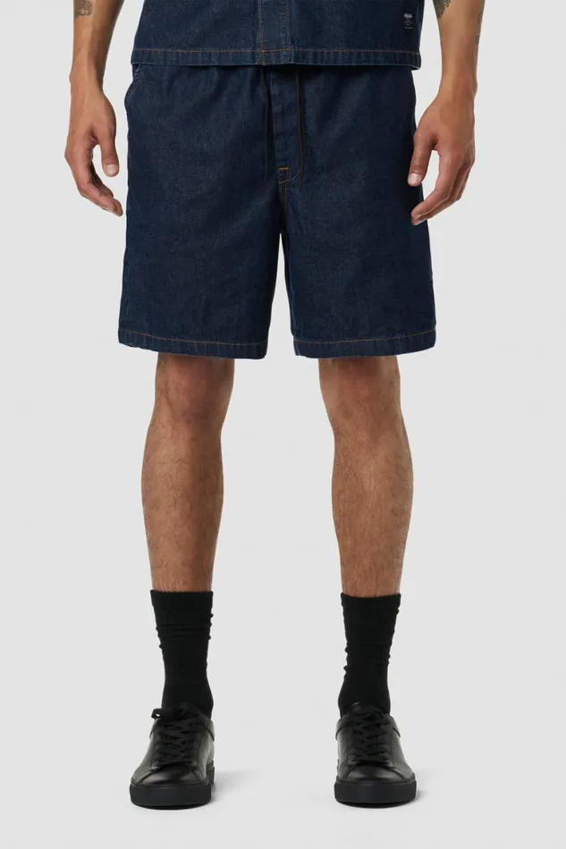 Hudson Jeans Shorts Drawcord Short Dark Chambray 8211 Men