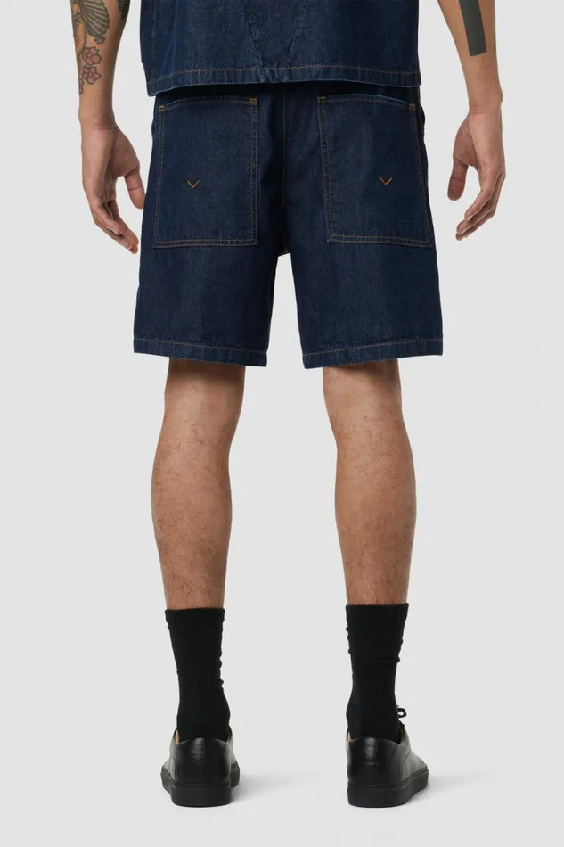 Hudson Jeans Shorts Drawcord Short Dark Chambray 8211 Men Hudson Jeans Shorts Drawcord Short Dark Chambray 8211 Men
