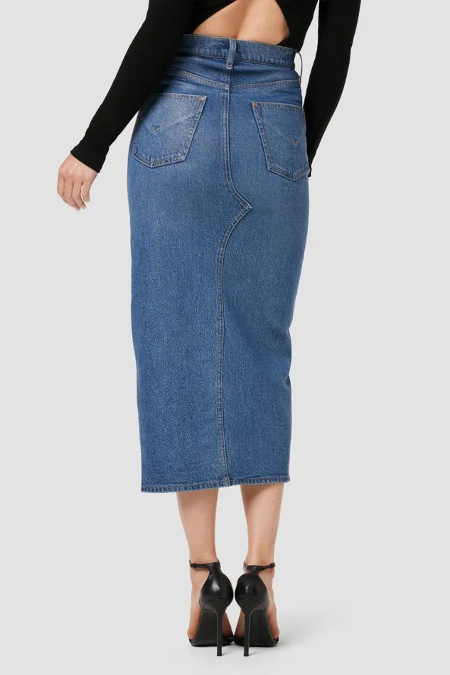 Hudson Jeans Skirts Reconstructed Skirt Coated Indigo 8211 Women Hudson Jeans Skirts Reconstructed Skirt Coated Indigo 8211 Women