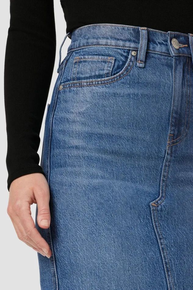 Hudson Jeans Skirts Reconstructed Skirt Coated Indigo 8211 Women Hudson Jeans Skirts Reconstructed Skirt Coated Indigo 8211 Women