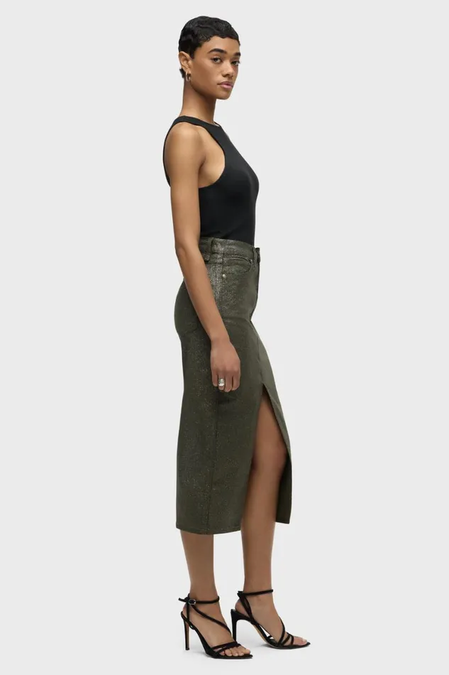 Hudson Jeans Skirts Reconstructed Skirt Cypress Glitter 8211 Women Hudson Jeans Skirts Reconstructed Skirt Cypress Glitter 8211 Women