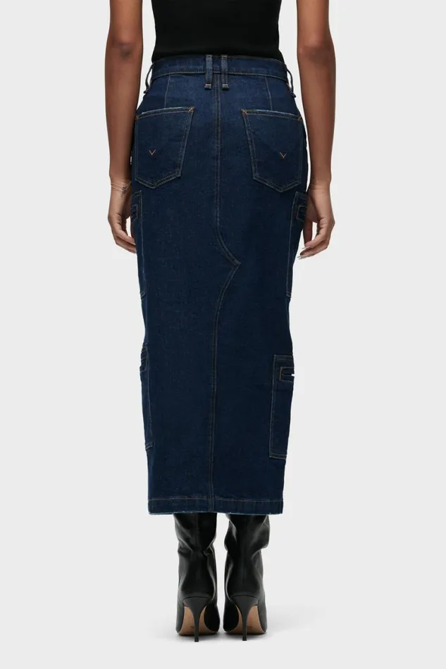 Hudson Jeans Skirts Reconstructed Skirt W Cargo Welt Pockets Denim Rinse 8211 Women Hudson Jeans Skirts Reconstructed Skirt W Cargo Welt Pockets Denim Rinse 8211 Women