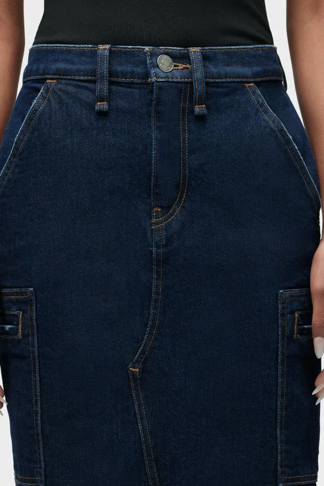 Hudson Jeans Skirts Reconstructed Skirt W Cargo Welt Pockets Denim Rinse 8211 Women Hudson Jeans Skirts Reconstructed Skirt W Cargo Welt Pockets Denim Rinse 8211 Women