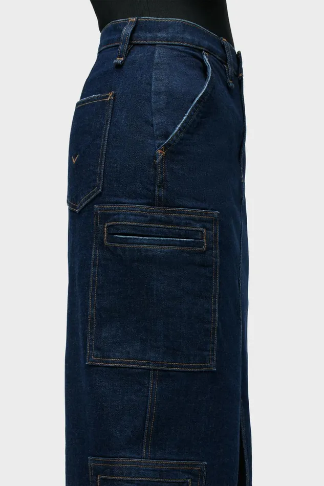 Hudson Jeans Skirts Reconstructed Skirt W Cargo Welt Pockets Denim Rinse 8211 Women Hudson Jeans Skirts Reconstructed Skirt W Cargo Welt Pockets Denim Rinse 8211 Women