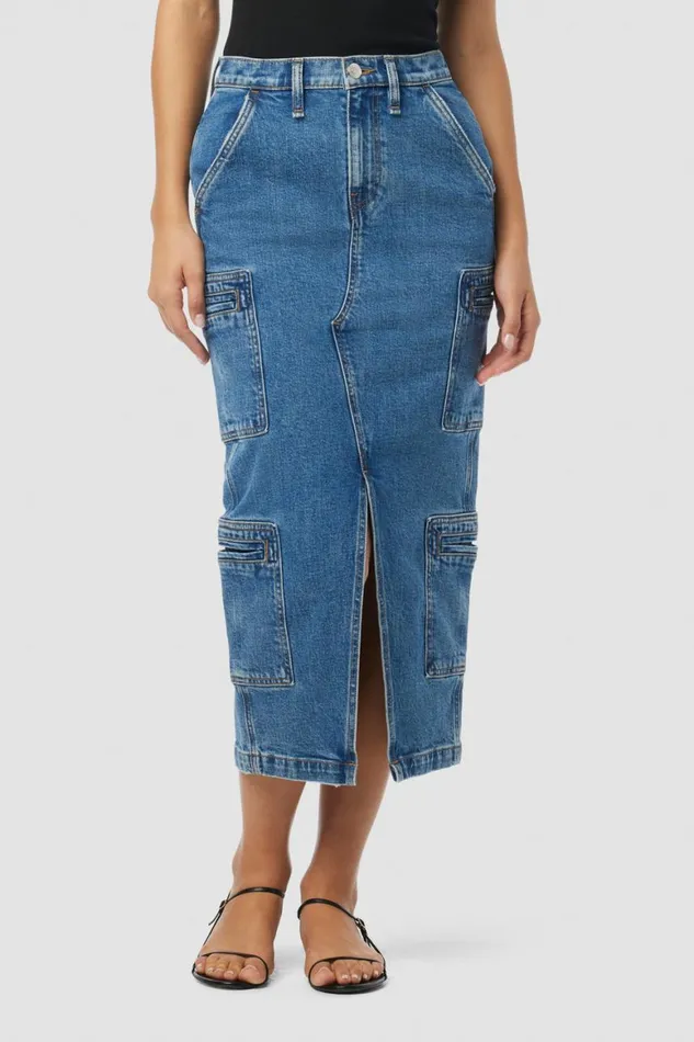 Hudson Jeans Skirts Reconstructed Skirt W Cargo Welt Pockets Golden Hour 8211 Women Hudson Jeans Skirts Reconstructed Skirt W Cargo Welt Pockets Golden Hour 8211 Women