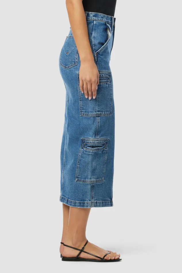 Hudson Jeans Skirts Reconstructed Skirt W Cargo Welt Pockets Golden Hour 8211 Women Hudson Jeans Skirts Reconstructed Skirt W Cargo Welt Pockets Golden Hour 8211 Women