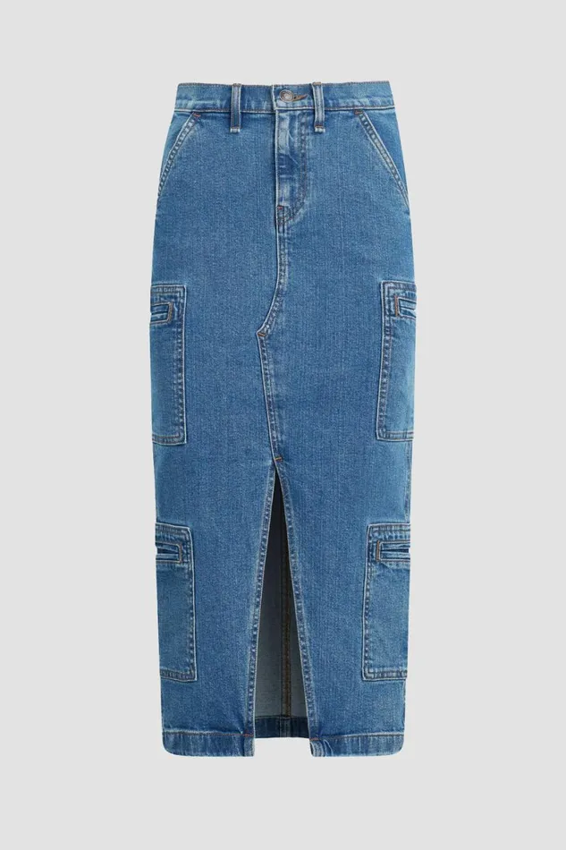 Hudson Jeans Skirts Reconstructed Skirt W Cargo Welt Pockets Golden Hour 8211 Women Hudson Jeans Skirts Reconstructed Skirt W Cargo Welt Pockets Golden Hour 8211 Women