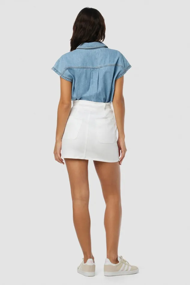Hudson Jeans Skirts Tie Waist Skirt White 8211 Women Hudson Jeans Skirts Tie Waist Skirt White 8211 Women