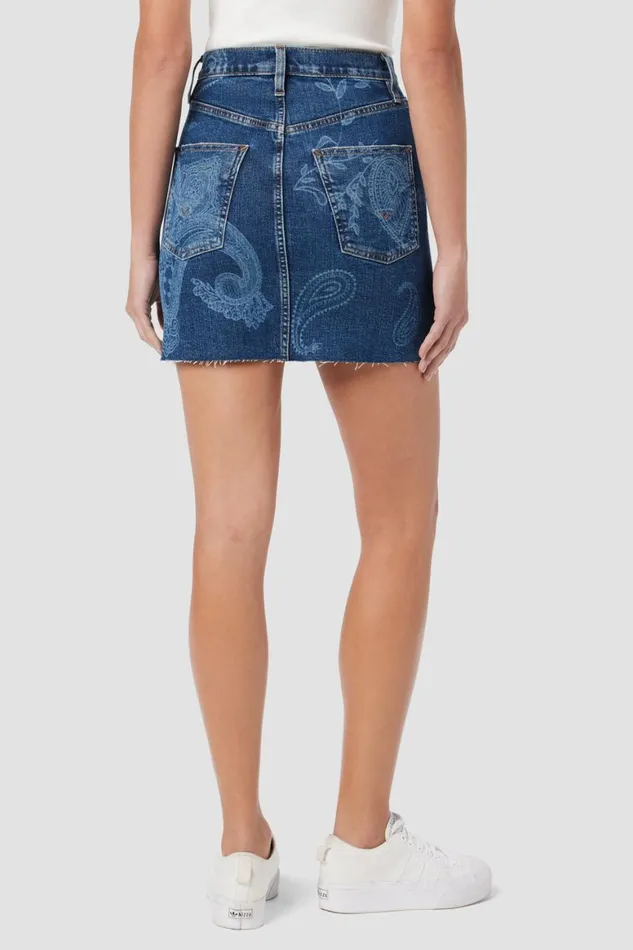 Hudson Jeans Skirts Viper Mini Skirt Indigo Paisley 8211 Women Hudson Jeans Skirts Viper Mini Skirt Indigo Paisley 8211 Women