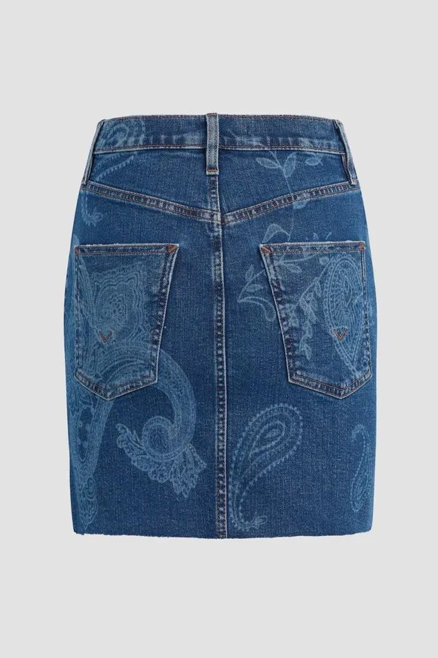 Hudson Jeans Skirts Viper Mini Skirt Indigo Paisley 8211 Women Hudson Jeans Skirts Viper Mini Skirt Indigo Paisley 8211 Women
