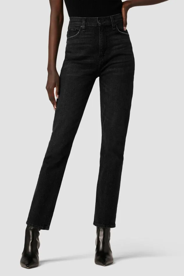 Hudson Jeans Straight Harlow Ultra HighRise Cigarette Ankle Jean Dark Raven 8211 Women Hudson Jeans Straight Harlow Ultra HighRise Cigarette Ankle Jean Dark Raven 8211 Women