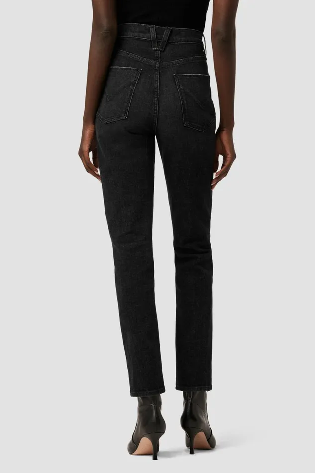 Hudson Jeans Straight Harlow Ultra HighRise Cigarette Ankle Jean Dark Raven 8211 Women Hudson Jeans Straight Harlow Ultra HighRise Cigarette Ankle Jean Dark Raven 8211 Women