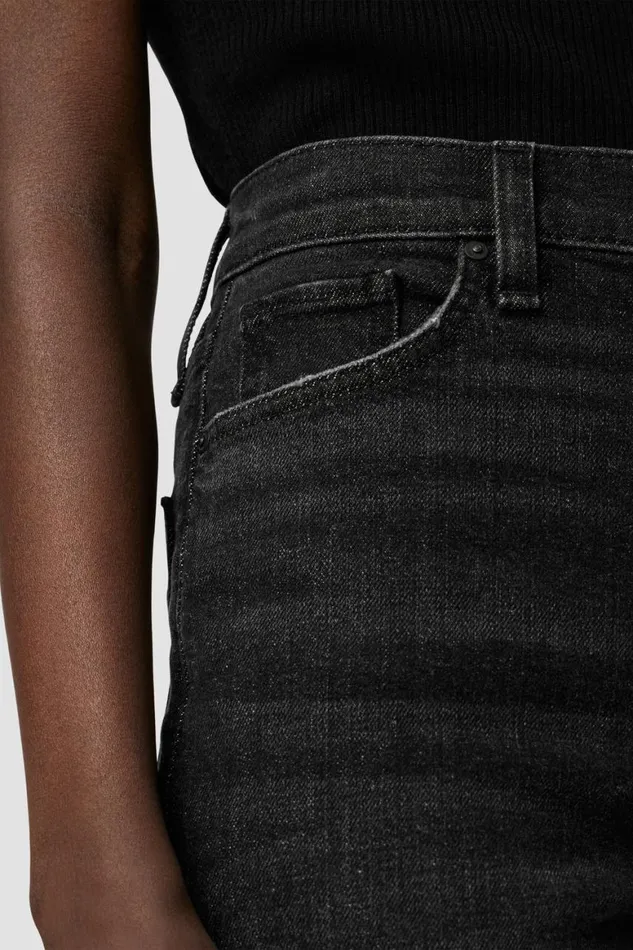 Hudson Jeans Straight Harlow Ultra HighRise Cigarette Ankle Jean Dark Raven 8211 Women Hudson Jeans Straight Harlow Ultra HighRise Cigarette Ankle Jean Dark Raven 8211 Women