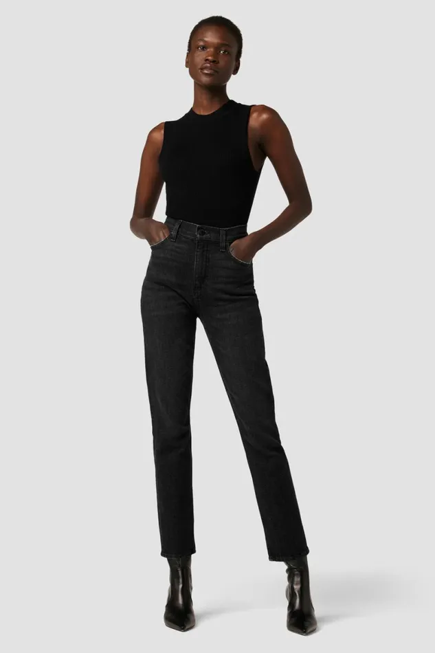 Hudson Jeans Straight Harlow Ultra HighRise Cigarette Ankle Jean Dark Raven 8211 Women Hudson Jeans Straight Harlow Ultra HighRise Cigarette Ankle Jean Dark Raven 8211 Women