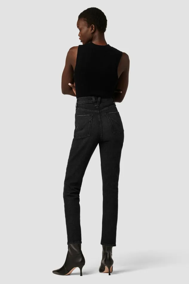Hudson Jeans Straight Harlow Ultra HighRise Cigarette Ankle Jean Dark Raven 8211 Women Hudson Jeans Straight Harlow Ultra HighRise Cigarette Ankle Jean Dark Raven 8211 Women