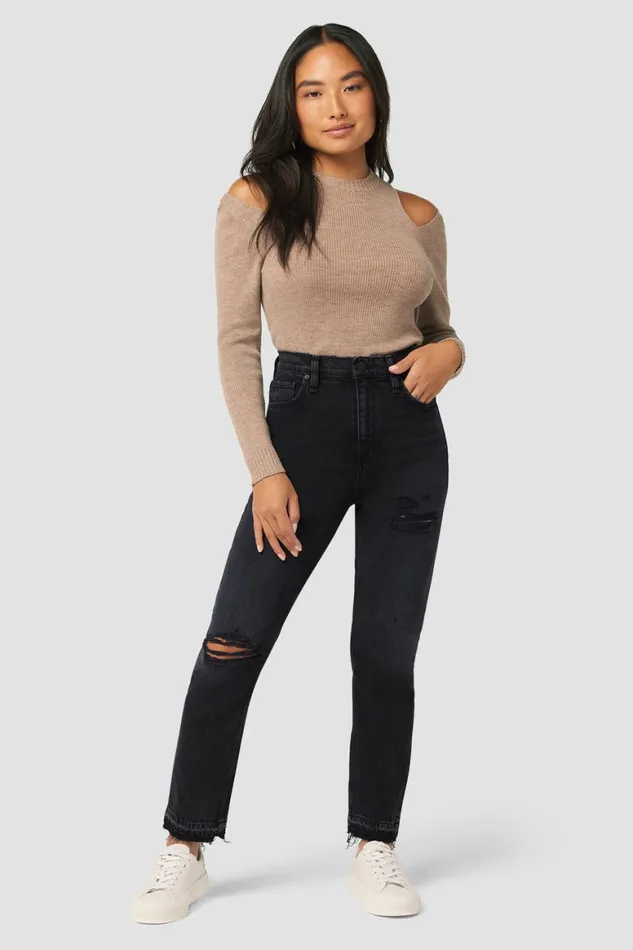 Hudson Jeans Straight Harlow Ultra HighRise Cigarette Petite Jean Dark Lovely 8211 Women