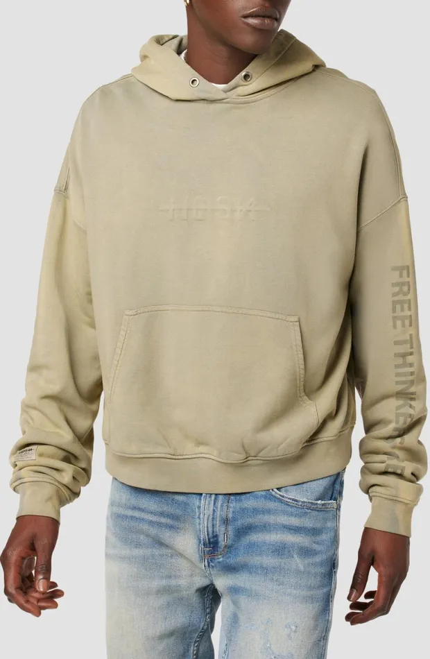 Hudson Jeans Tops and Sweaters Crop Hoodie Aluminum 8211 Men