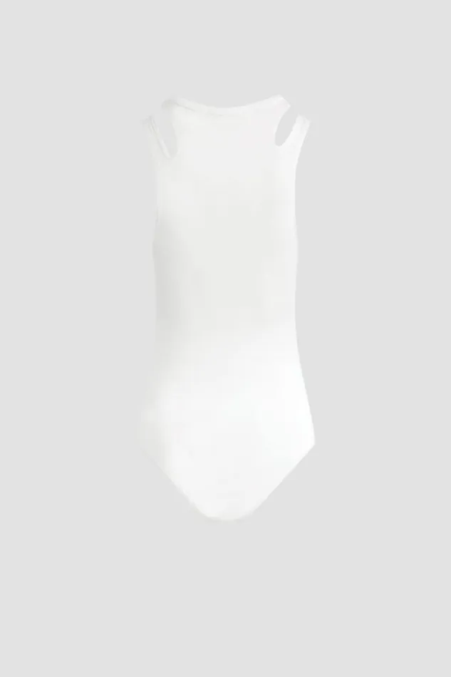Hudson Jeans Tops and Sweaters Cut Out Bodysuit Ivory 8211 Women Hudson Jeans Tops and Sweaters Cut Out Bodysuit Ivory 8211 Women