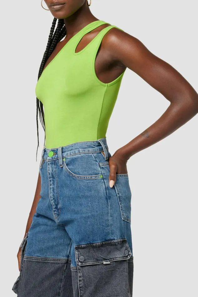 Hudson Jeans Tops and Sweaters Hudson X Zoe Costello Asymmetrical Bodysuit Gecko Green 8211 Women Hudson Jeans Tops and Sweaters Hudson X Zoe Costello Asymmetrical Bodysuit Gecko Green 8211 Women