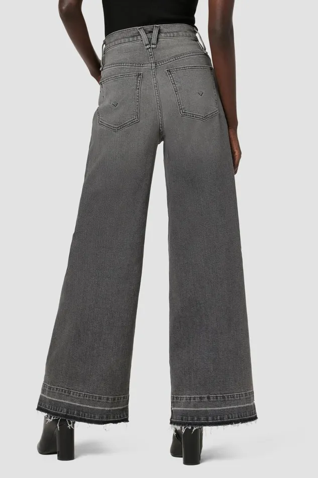 Hudson Jeans Wide Leg James HighRise Wide Leg Jean Black Smoke 8211 Women Hudson Jeans Wide Leg James HighRise Wide Leg Jean Black Smoke 8211 Women