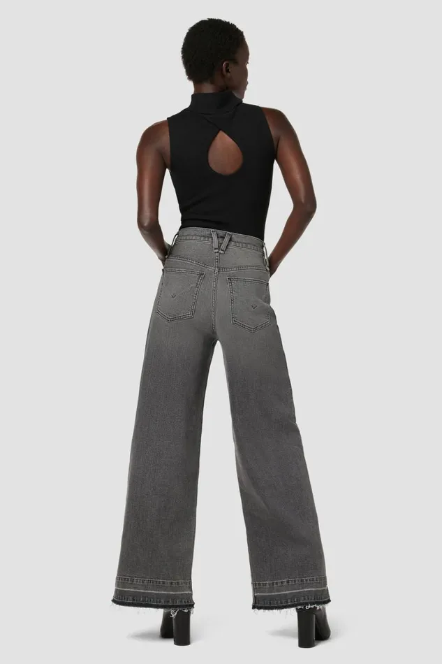 Hudson Jeans Wide Leg James HighRise Wide Leg Jean Black Smoke 8211 Women Hudson Jeans Wide Leg James HighRise Wide Leg Jean Black Smoke 8211 Women