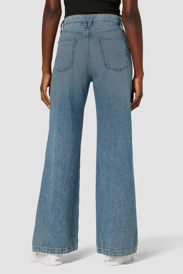 Hudson Jeans Wide Leg Jodie HighRise Loose Wide Leg Jean Thunder Destructed 8211 Women Hudson Jeans Wide Leg Jodie HighRise Loose Wide Leg Jean Thunder Destructed 8211 Women