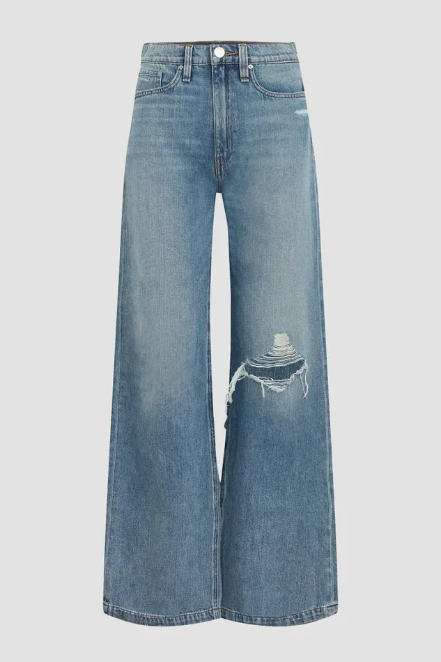 Hudson Jeans Wide Leg Jodie HighRise Loose Wide Leg Jean Thunder Destructed 8211 Women Hudson Jeans Wide Leg Jodie HighRise Loose Wide Leg Jean Thunder Destructed 8211 Women