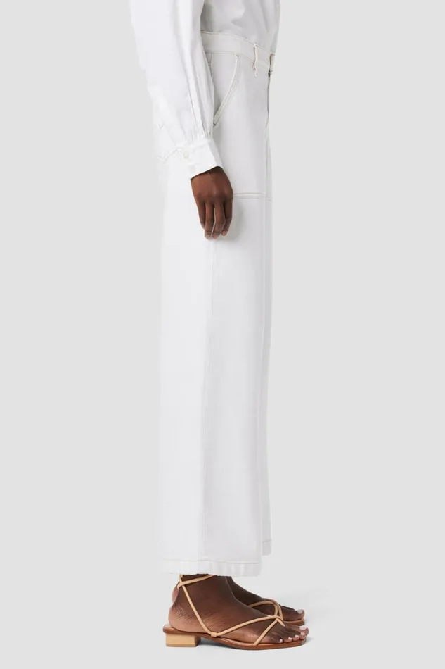 Hudson Jeans Wide Leg Jodie HighRise Wide Leg Crop Jean White 8211 Women Hudson Jeans Wide Leg Jodie HighRise Wide Leg Crop Jean White 8211 Women