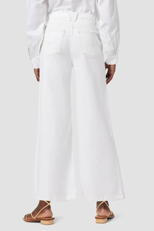 Hudson Jeans Wide Leg Jodie HighRise Wide Leg Crop Jean White 8211 Women Hudson Jeans Wide Leg Jodie HighRise Wide Leg Crop Jean White 8211 Women