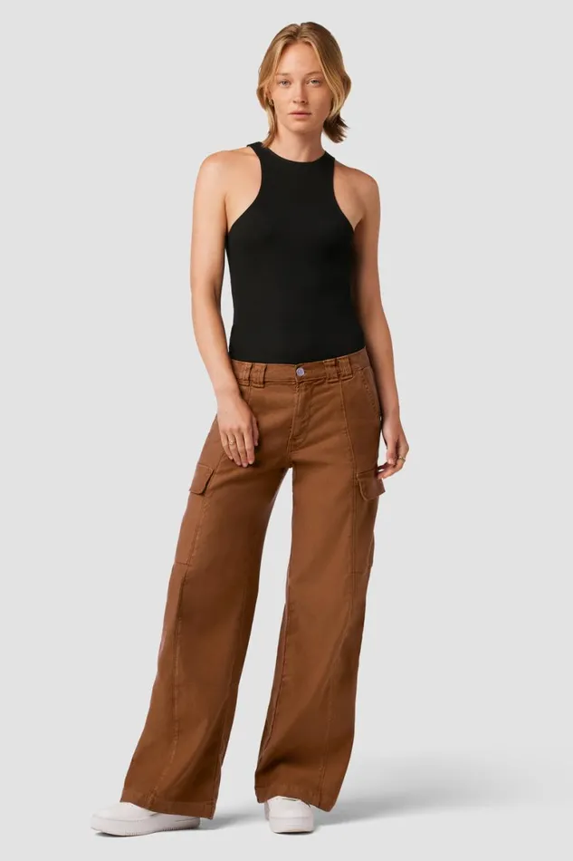 Hudson Jeans Wide Leg MidRise Utility Wide Leg Cargo Caramel Cafe 8211 Women Hudson Jeans Wide Leg MidRise Utility Wide Leg Cargo Caramel Cafe 8211 Women