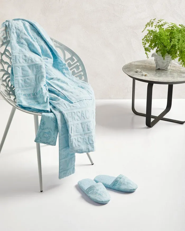 I Baroque Slippers Light Blue Home and Lifestyle Versace Slippers