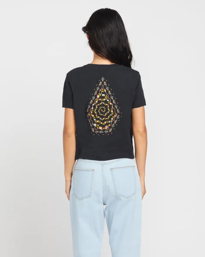 I Got You Baby Tee 8211 Black Womens Volcom Hiking