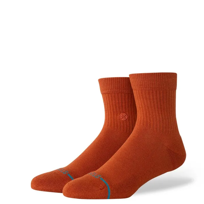 Icon Quarter Socks Burntorange MenWomen Stance Quarter