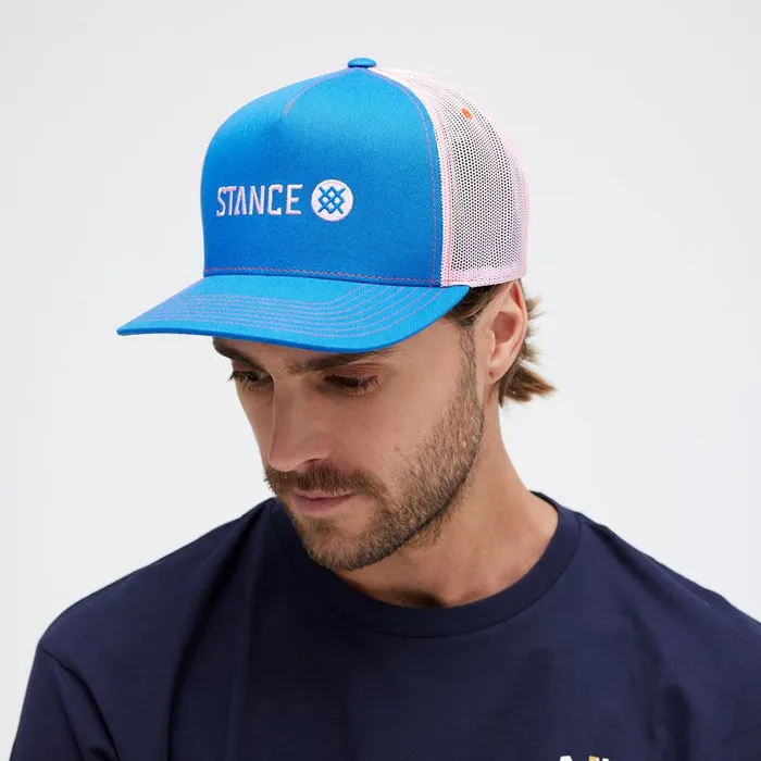 Icon Trucker Hat Royal MenWomenKids Stance Hats and Beanies