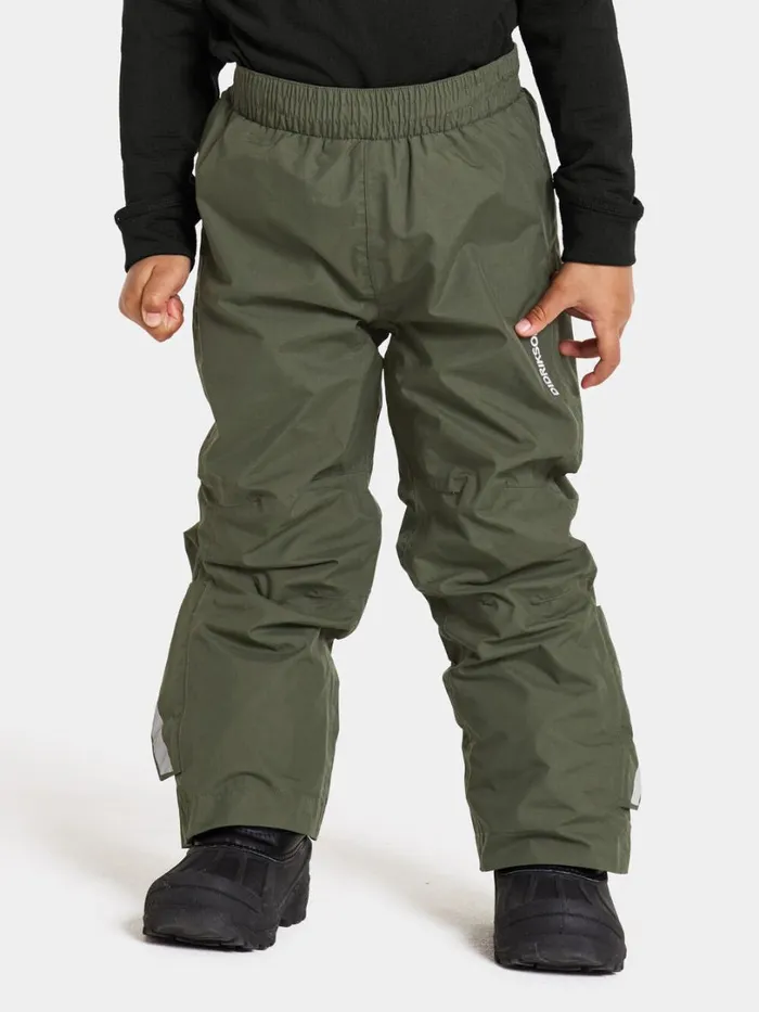 Idur Kids039 Pants Deep Green Kids Didriksons Waterproof Trousers