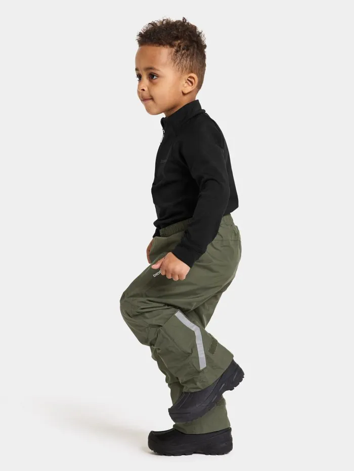 Idur Kids039 Pants Deep Green Kids Didriksons Waterproof Trousers