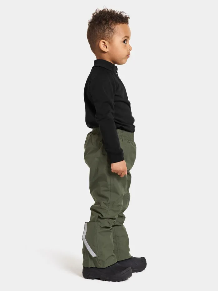 Idur Kids039 Pants Deep Green Kids Didriksons Waterproof Trousers