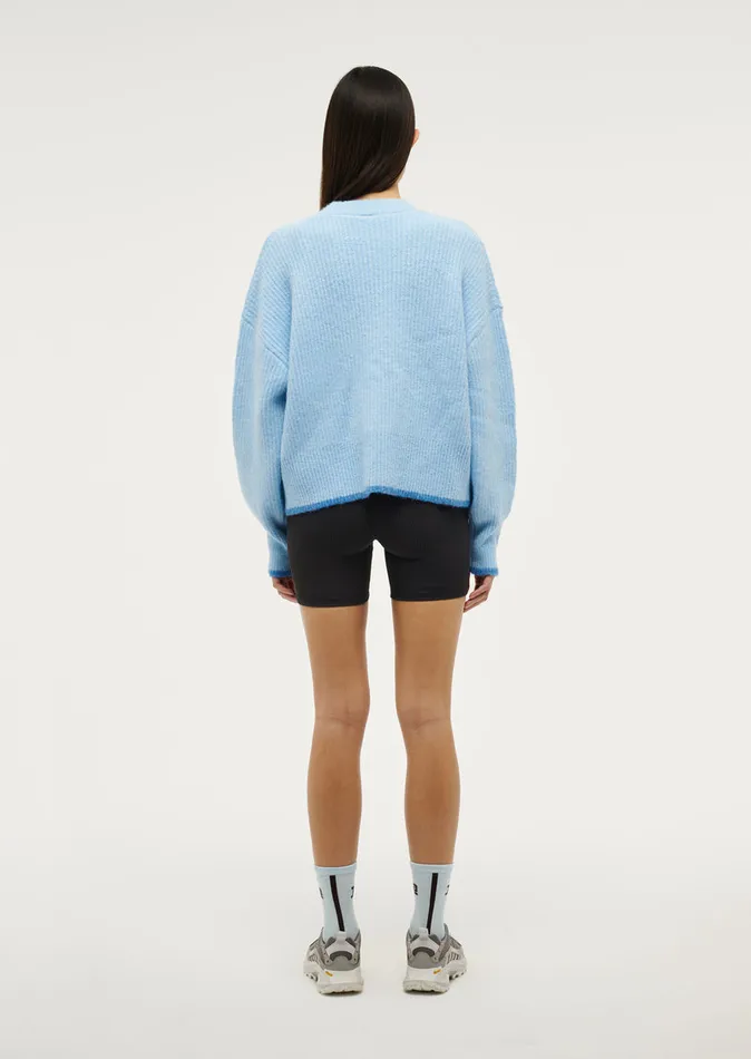 ILLUMINATE KNIT IN SKY BLUE Jackets PE Nation Women