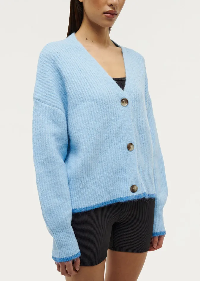 ILLUMINATE KNIT IN SKY BLUE Jackets PE Nation Women